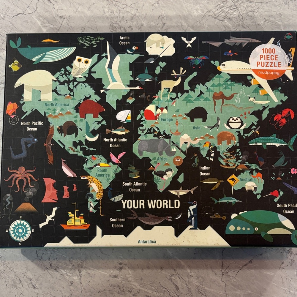 Your World 1000 Piece Puzzle - Multicolor NWT